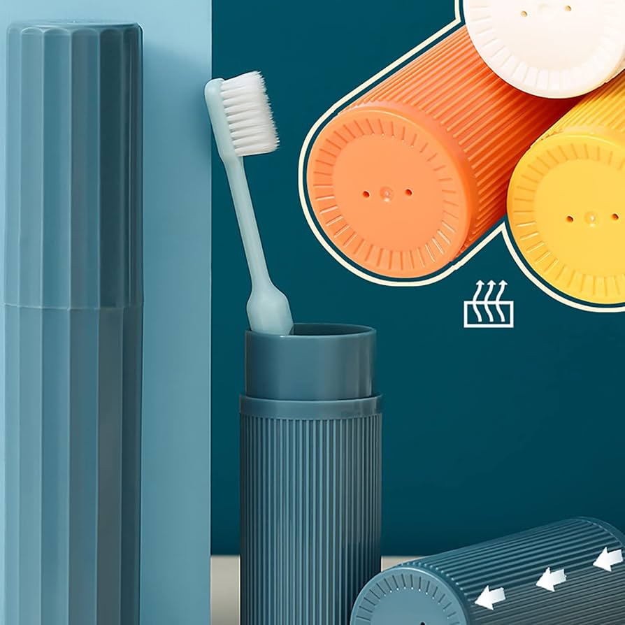 Amazon.co.jp : 歯ブラシケース 歯磨きコップ 自立する 排水穴